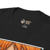 Load image into Gallery viewer, Anime Character Panel Graphic Tee — Intense Eyes &amp; Mask Design