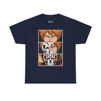 Load image into Gallery viewer, Anime Character Panel Graphic Tee — Intense Eyes &amp; Mask Design