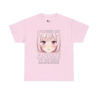 Load image into Gallery viewer, Anime Pause T‑Shirt — "I Paused My Anime to Be Here" Cute Pink Aesthetic Tee