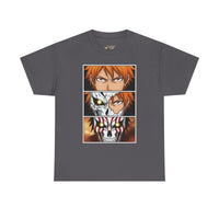 Load image into Gallery viewer, Anime Character Panel Graphic Tee — Intense Eyes &amp; Mask Design
