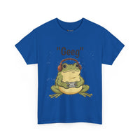 Load image into Gallery viewer, Geek Frog T‑Shirt – "Geeg" Gamer Frog Graphic Tee