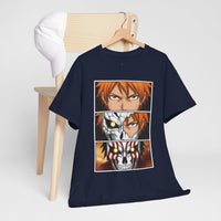 Load image into Gallery viewer, Anime Character Panel Graphic Tee — Intense Eyes &amp; Mask Design