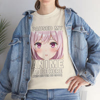 Load image into Gallery viewer, Anime Pause T‑Shirt — "I Paused My Anime to Be Here" Cute Pink Aesthetic Tee